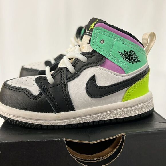 JORDAN 1 MID LITTLE KID SNEAKERS FTL-03-044 - Picture 4 of 8